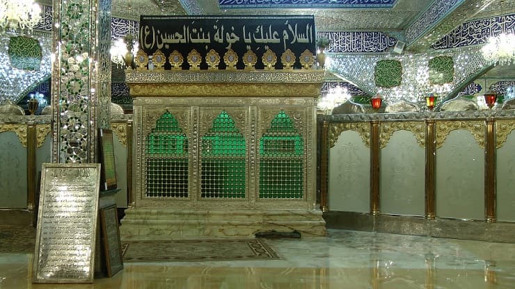 The shrine of Sayyida Khawla in Baalbek